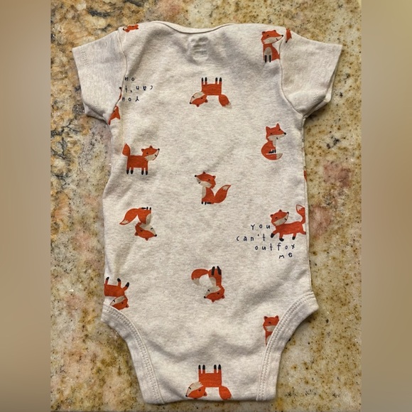 EUC Unisex Gerber Fox Onesie 3-6 Months - Picture 2 of 2